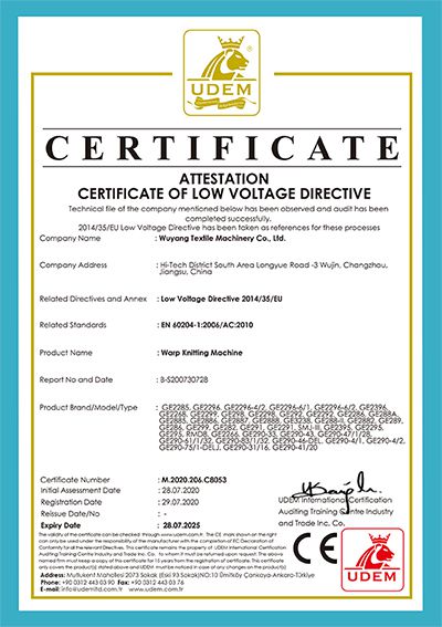 CE Certificate