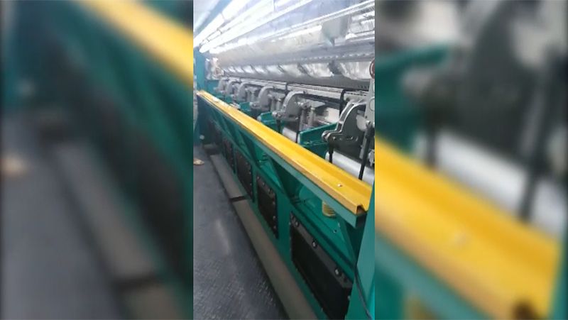 GE286 Short Plush Fabric Warp Knitting Machine
