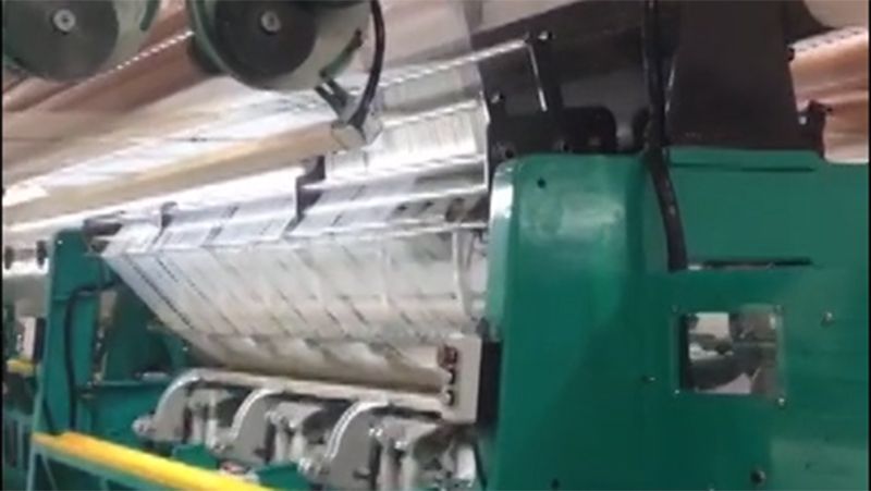GE2886 Jacquard Blanket & Plush Fabric Warp Knitting Machine