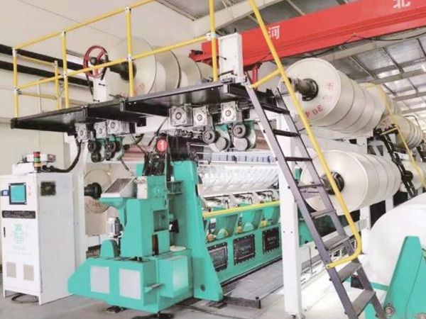 GE2886 Jacquard Blanket & Plush Fabric Warp Knitting Machine