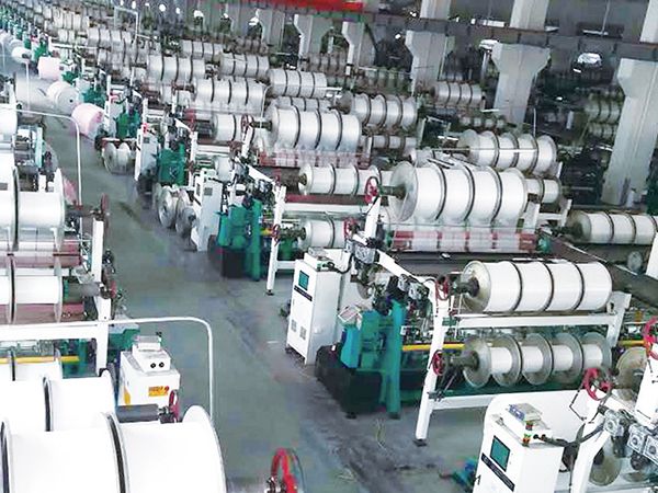 GE288A Medium Pile Plush Fabric Warp Knitting Machine